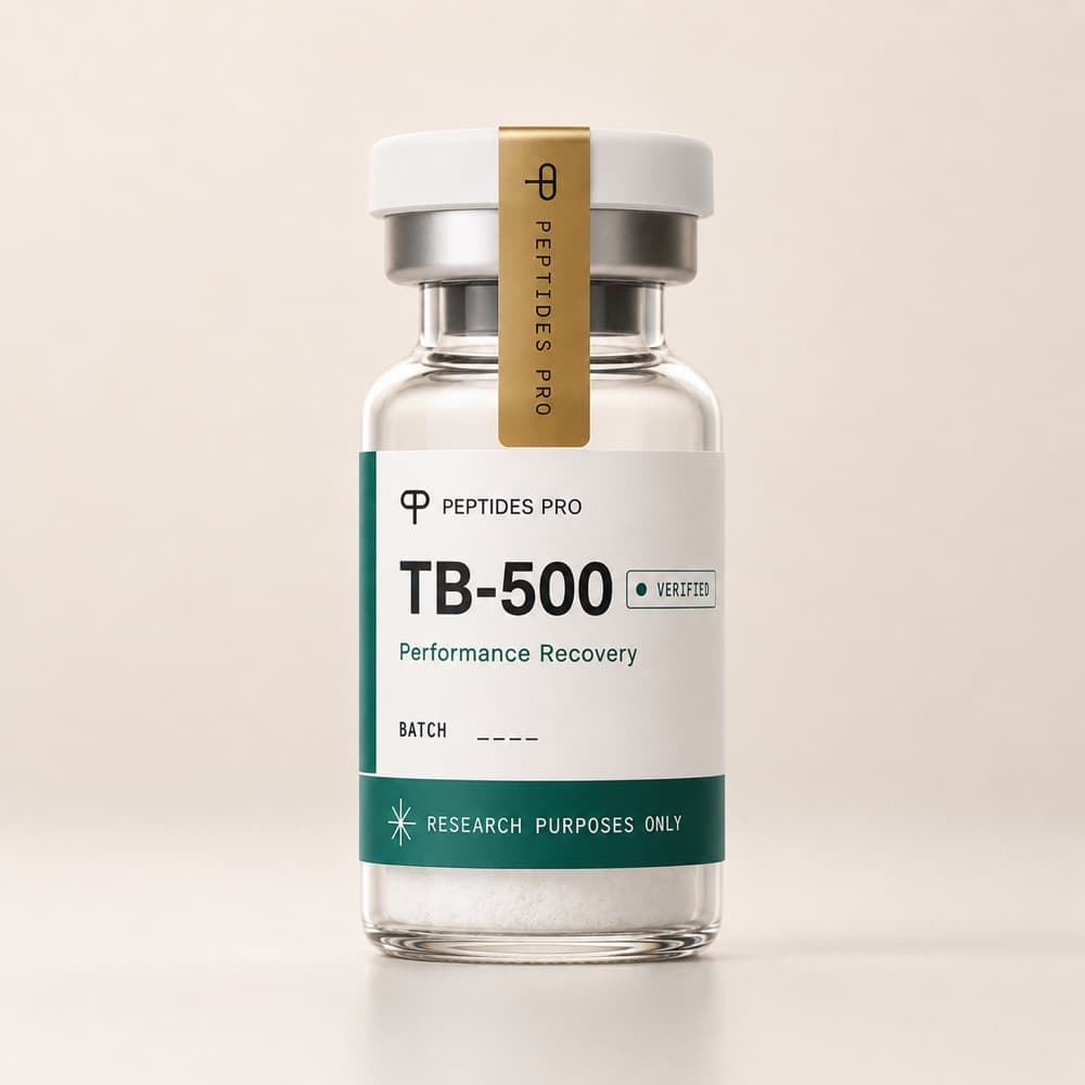 Peptides Pro TB-500 research peptide vial